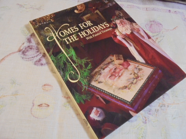 洋書Homes for the Holidays トールペイント作品が飾られたインテリア ぺインター達の休日拍卖