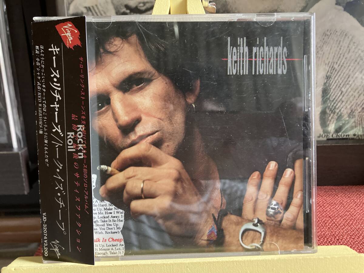 【CD】KEITH RICHARDS ☆ Talk Is Cheap 国内盤 88年 Virgin Japan ファーストソロ 名盤 帯付き 良品拍卖