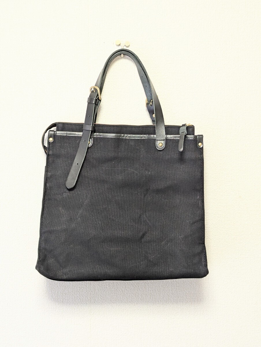 帆布 ビジネストートバッグ メンズ レディース ビジネスバッグ ブラック トート 黒拍卖