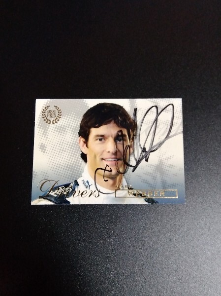 2006 FUTERA GRAND PRIX マーク・ウェーバー 直筆サイン入りカード拍卖