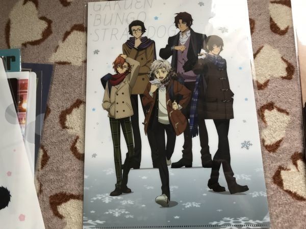 071クリアファイル 文豪ストレイドッグス 迷ヰ犬怪奇譚 丸井出張所 マルイ限定 冬服 太宰治 中島敦 中原中也拍卖