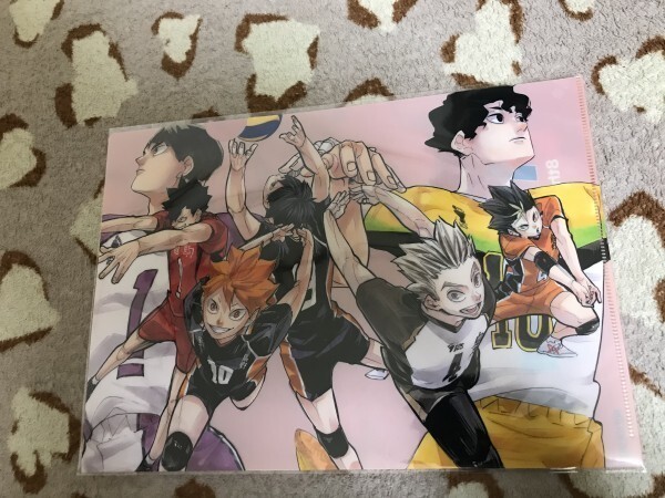 093クリアファイル ハイキュー 8th 8周年記念 Twitter ベストオーダー投票抽選特典 日向 影山 黒尾 木兎拍卖