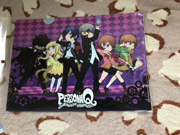 102クリアファイル PERSONAQ ペルソナQ シャドウ オブ ザ ラビリンス ムービック拍卖