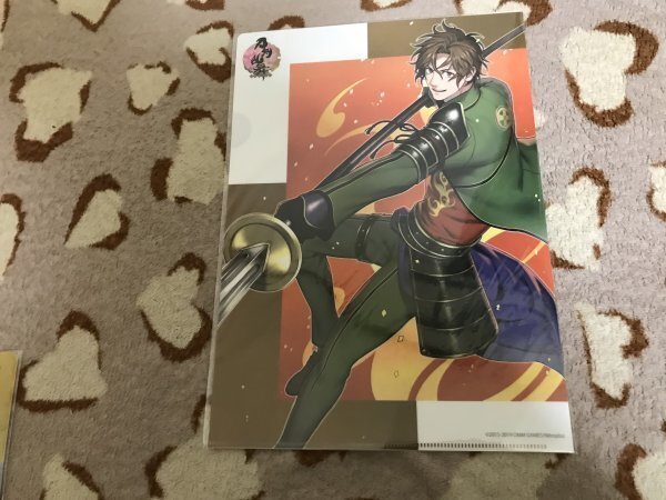 098クリアファイル 刀剣乱舞 結城晴朝公家督相続 460年祭 御手杵拍卖