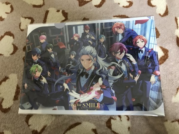 105クリアファイル あんさんぶるスターズ 5th 5周年展示会 SMILE 入場特典 青拍卖