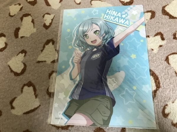 111クリアファイル Bang Dream バンドリ ローソン特典 PastelPalettes 氷川日菜拍卖