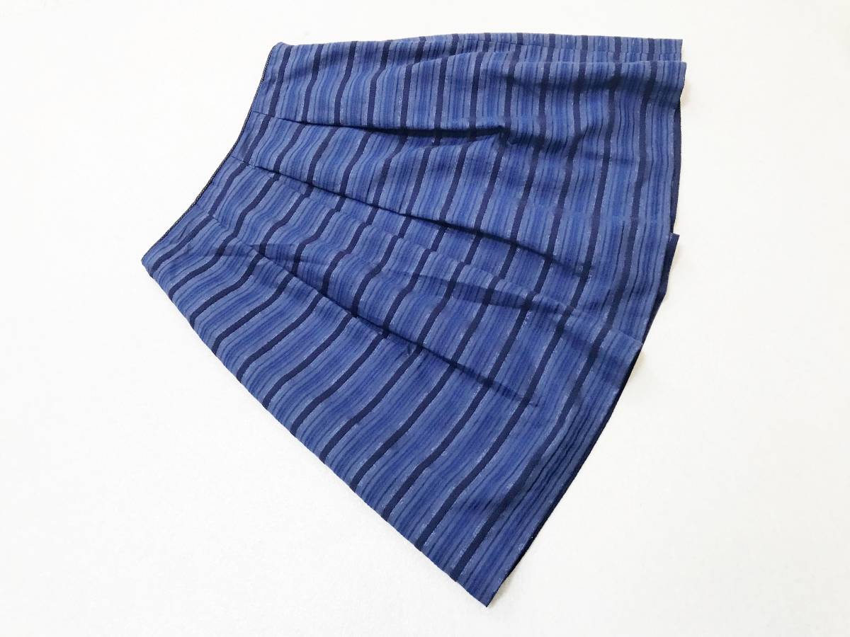 レディス38/Mサイズ:ロペ【ROPE】日本製◆ふんわりスカート:ネイビーブルー拍卖