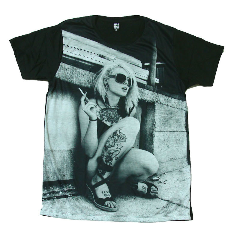 セクシーガール パンク ロック スケーター おしゃれ ストリート系 おもしろTシャツ メンズ 半袖★tsr0319-blk-m拍卖