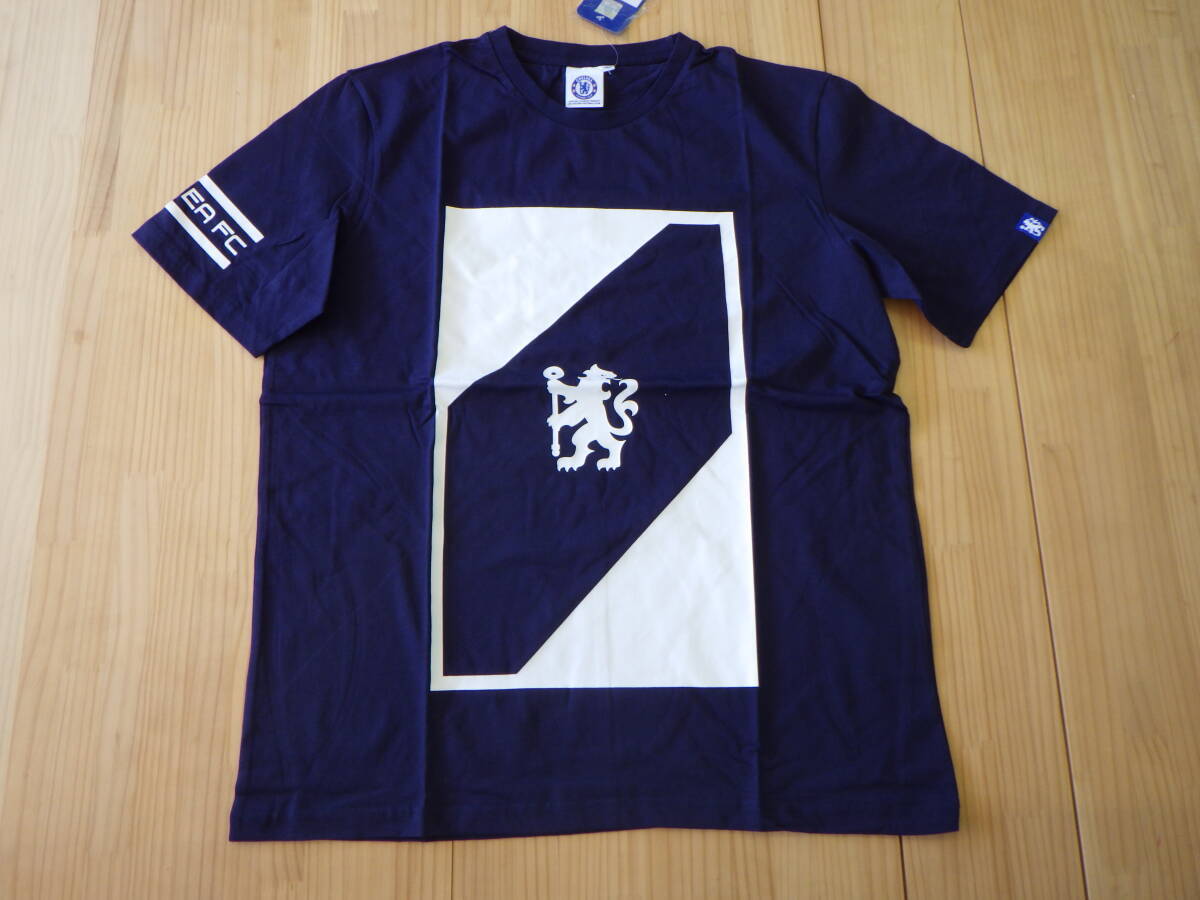 チェルシーFC Tシャツ ロゴプリント Mサイズ ネイビー 拍卖