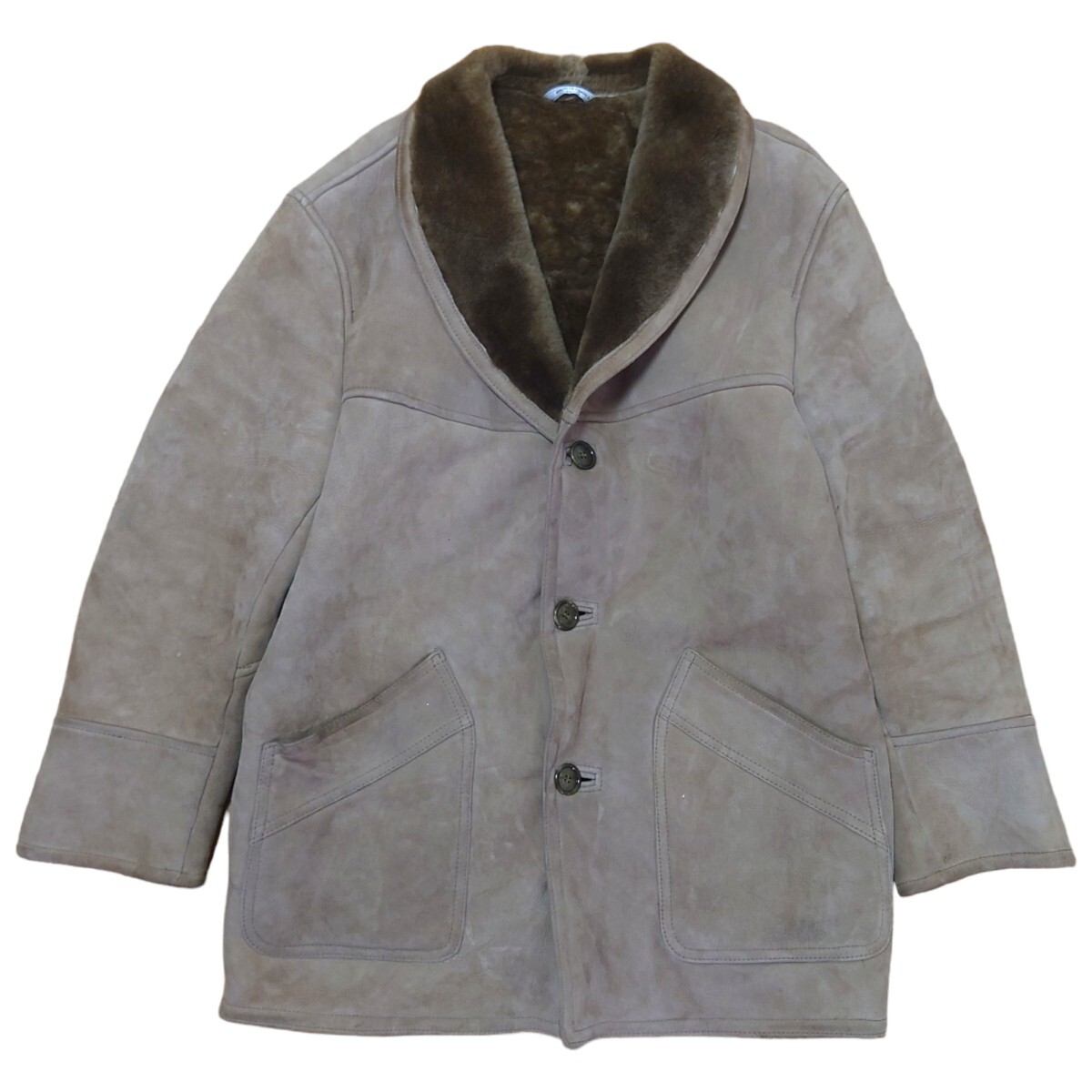 【O'NED】フランス製 シープスキン リアルムートンコート A-2117拍卖