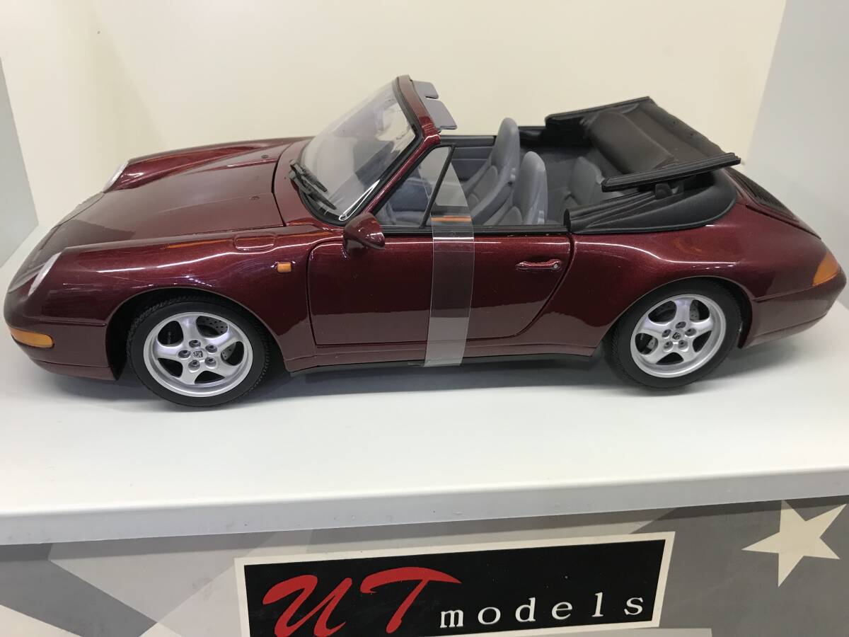 UT 1/18《ポルシェ911 993 キャブリオ》何も言うことありません・・スーパーカーです《群馬発》拍卖