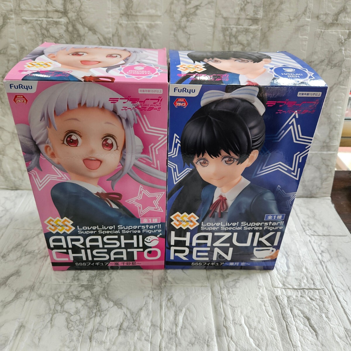 【美品】 ラブライブ スーパースター フィギュア 2個セット 葉月恋 嵐千砂都 コレクション インテリア拍卖