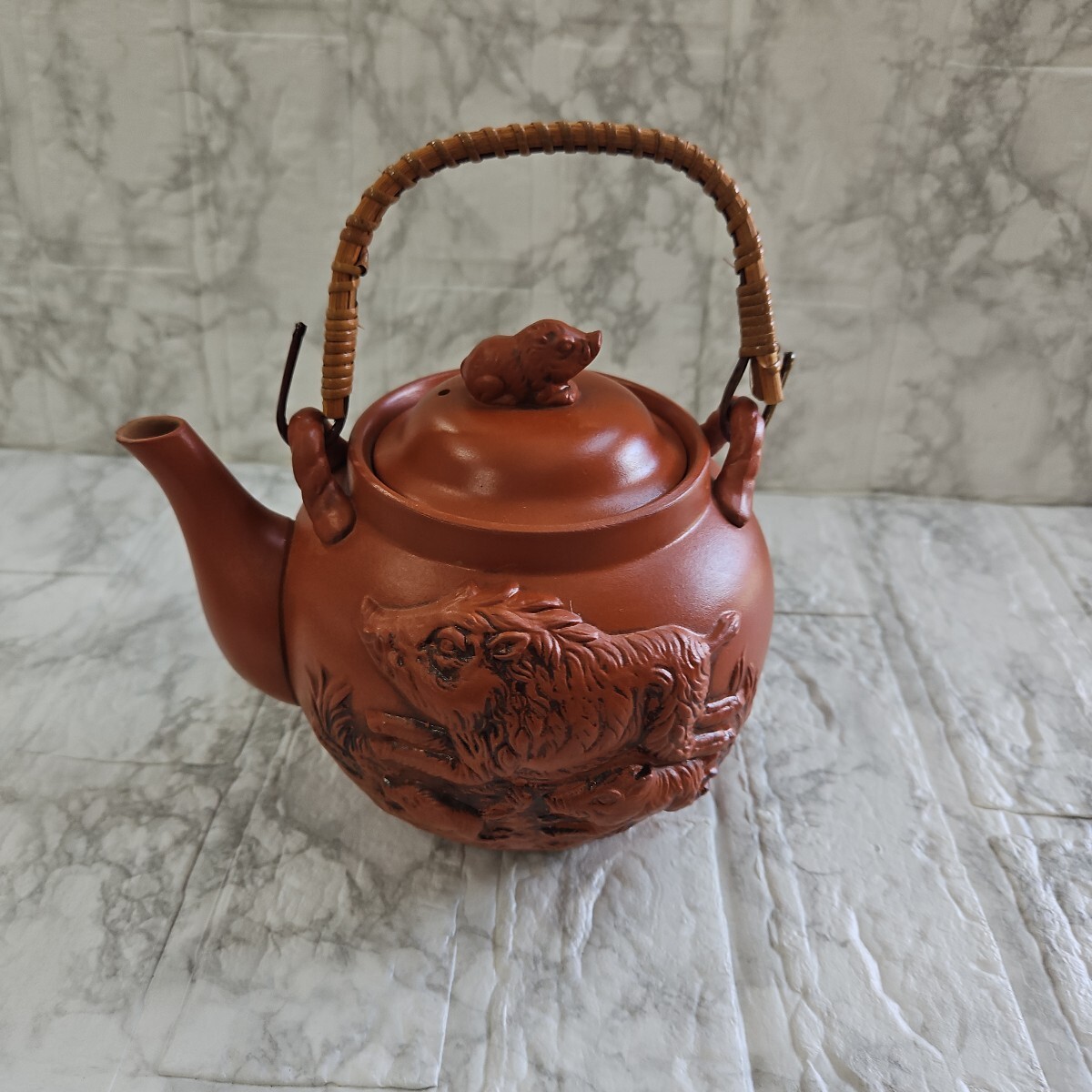 【美品】干支急須 急須 焼き物 陶器 和食器 食器 コレクション 拍卖