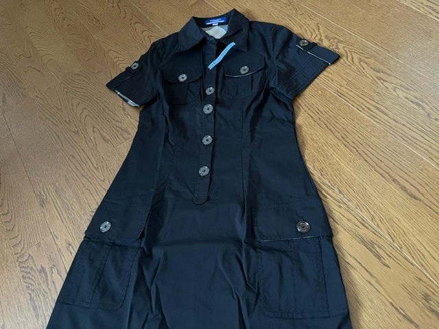 美品 バーバリーブルーレーベル 黒 ワンピース 36 b726拍卖