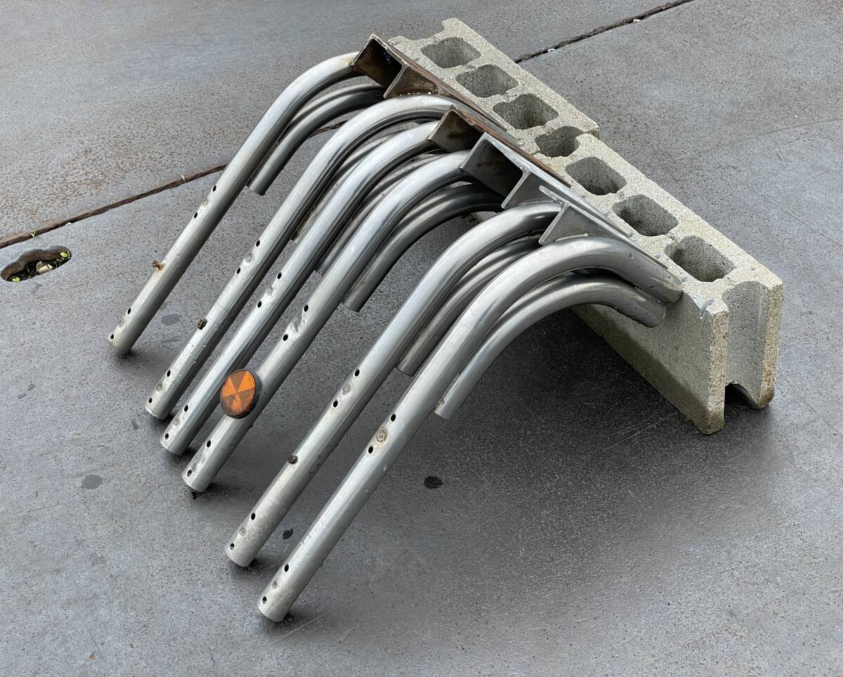 ブラケット★6本★ステンレス製★530mm×250mm★サイドバンパー用★サイドガード用★取付ステー★即決★デコトラ★131U6ス8拍卖