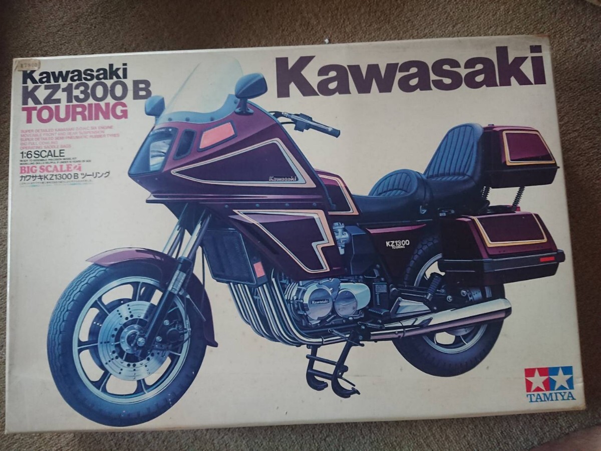 当時物 未組立品バーコード無し タミヤ カワサキ KZ1300B ツーリング TAMIYA プラモデル 現状ジャンク品拍卖