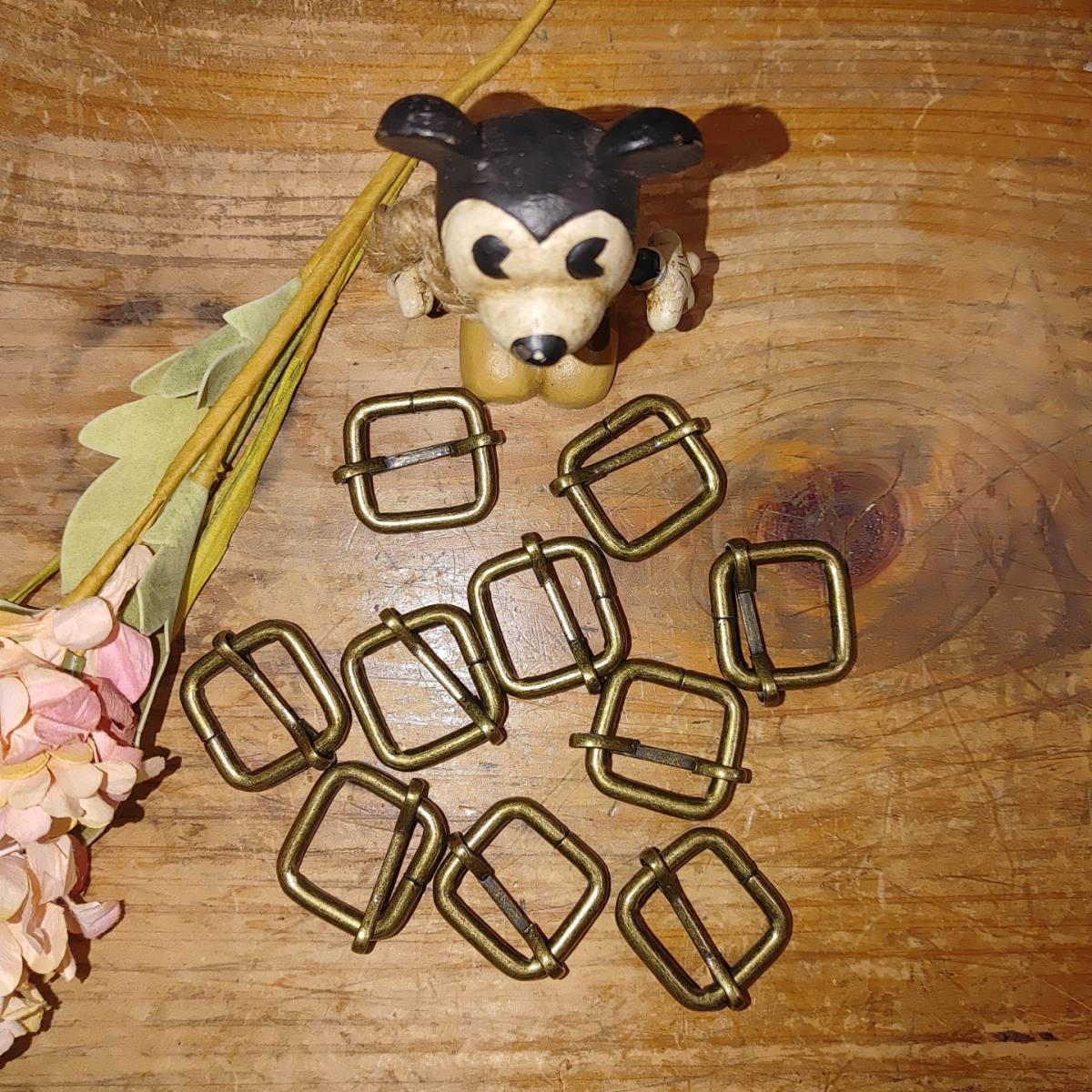 線径太めのリュックカン 20mm アンティークゴールド 10個セット拍卖