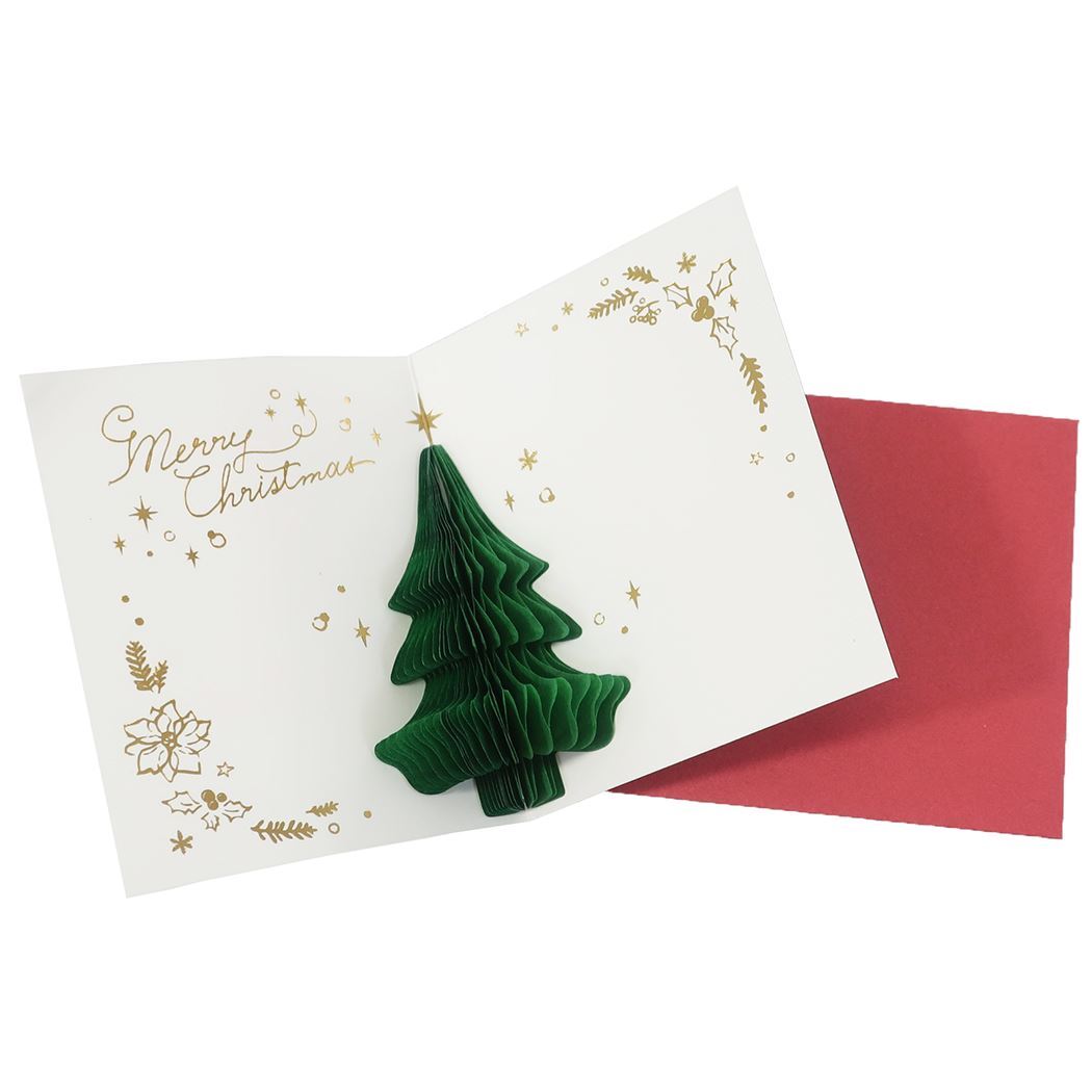 クリスマスカード グッズ Xmas ハニカムミニカード リースクリスマス プレゼント 男の子 女の子 ギフト拍卖
