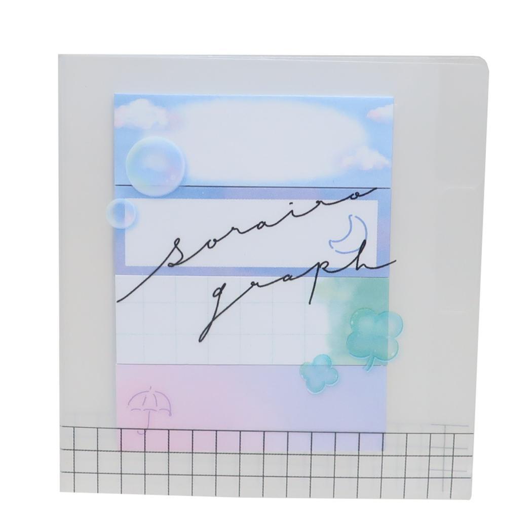 パッとチョイスふせん SORAIRO GRAPH 付箋 カミオジャパン 新入学拍卖