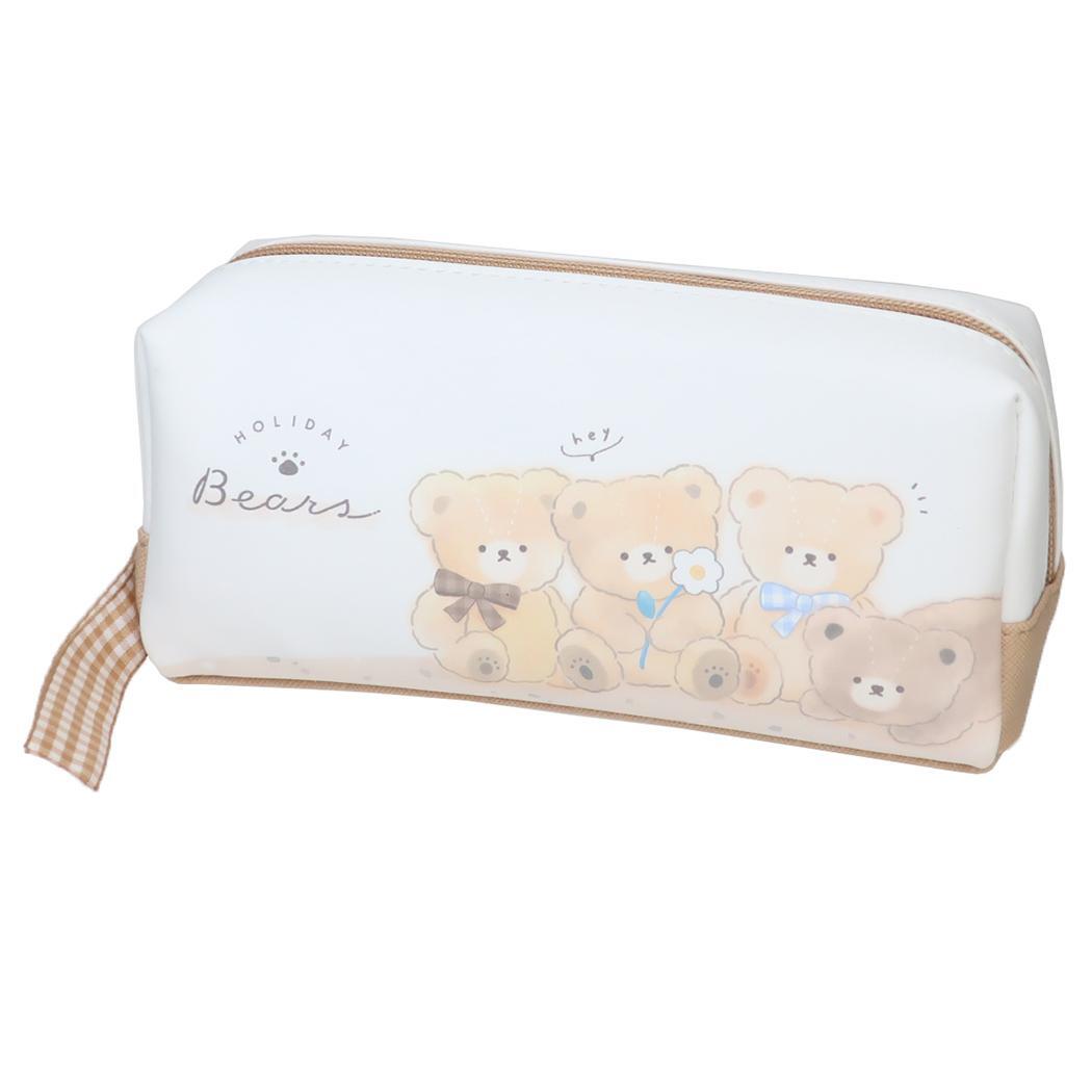 ペンポーチ 2スペースペンケース ホリデーベアーズ カミオジャパン拍卖