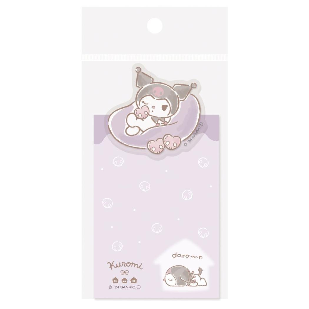 クロミ メモ帳 ダイカットクリップ付きメモ だらりんライフ サンリオ エムプラン拍卖