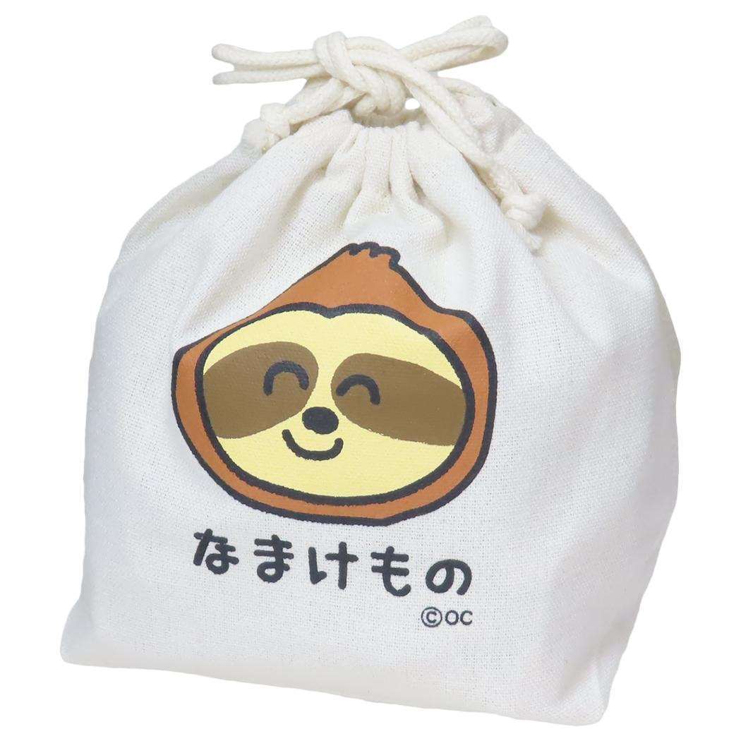 おえかきさん きんちゃくポーチ 巾着袋 なまけものさん かわいい拍卖