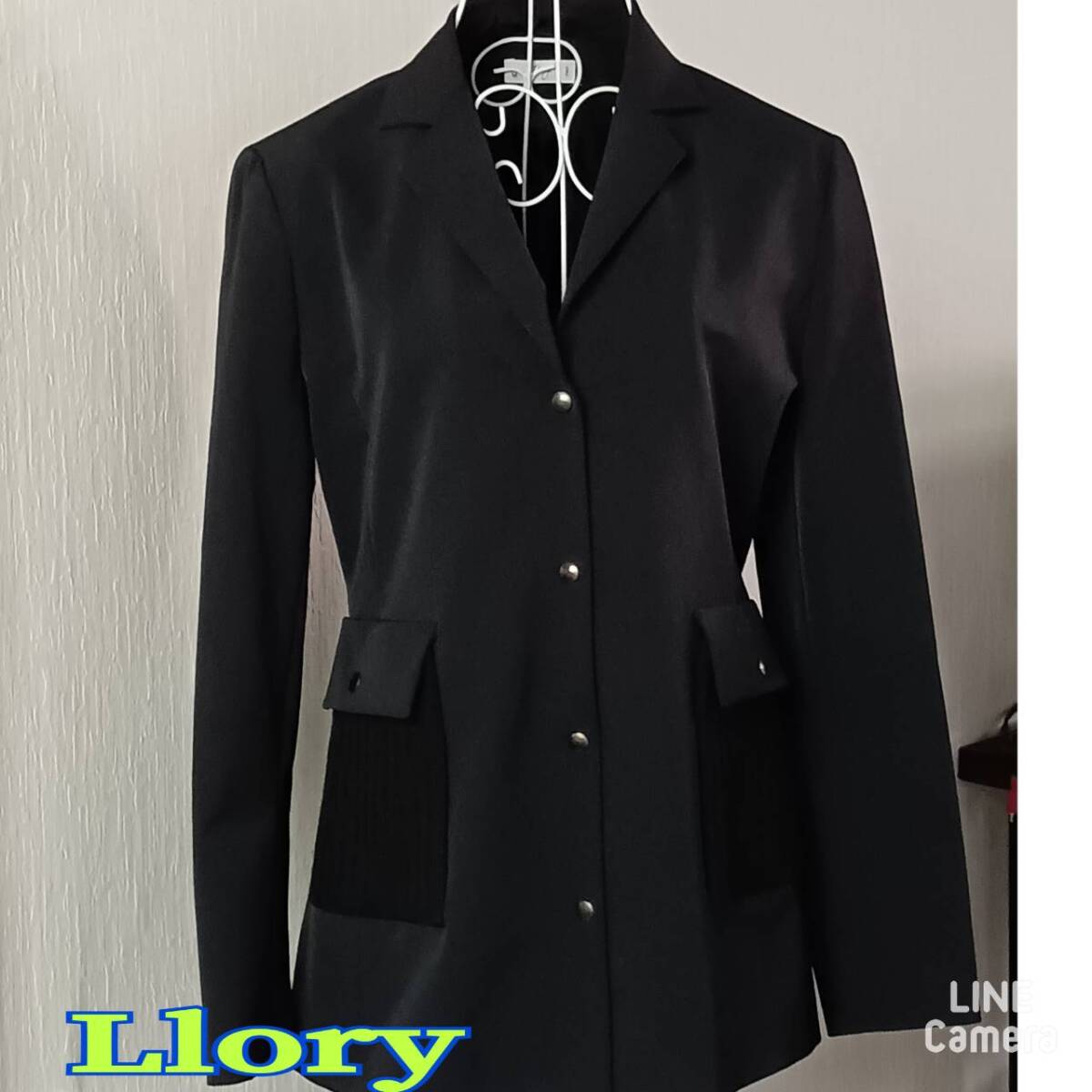 ITALY ◆ Llory ◆ ジャケット Mサイズ BLACK 黒 ◆ レディース トップス拍卖