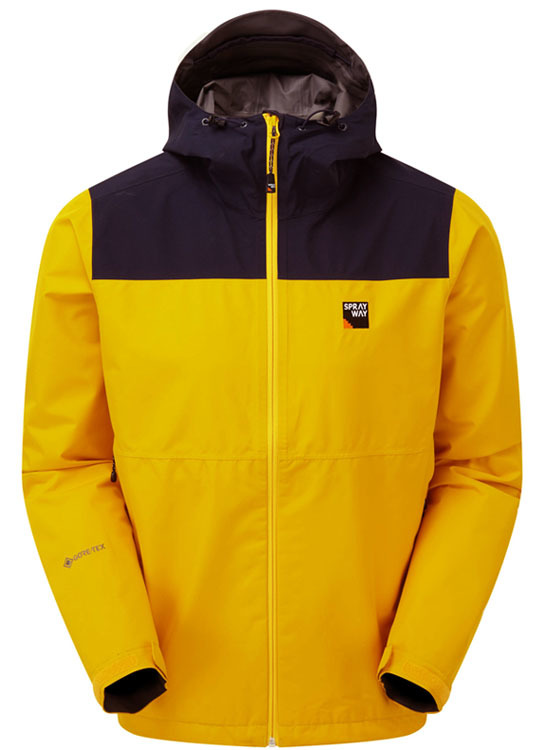 Sprayway Rask ゴアテックス ジャケット Mサイズ イエロー レイン 合羽 登山 ジョギング拍卖