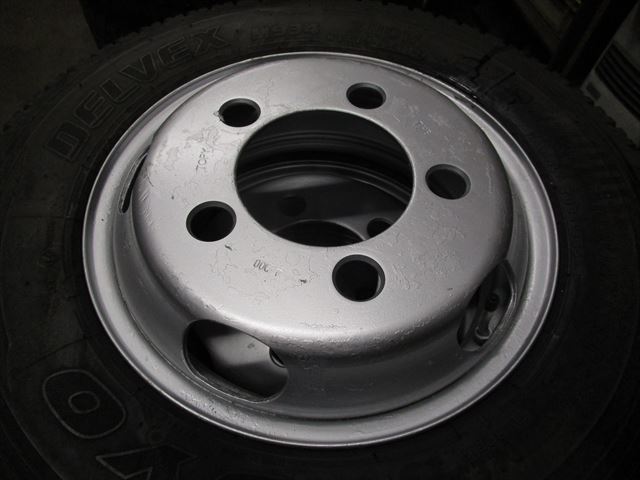 送料無料 スタッドレス 195/75R15 DUNLOP LT03 新品タイヤ ダイナ トヨエース デュトロ THB15×5J 5穴 両面再塗装 6本セット拍卖