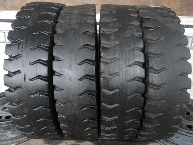 □L151 夏 フォークリフト フロント用 ブリヂストン J-LUG 6.00-15 10PR 4本 2019年製拍卖
