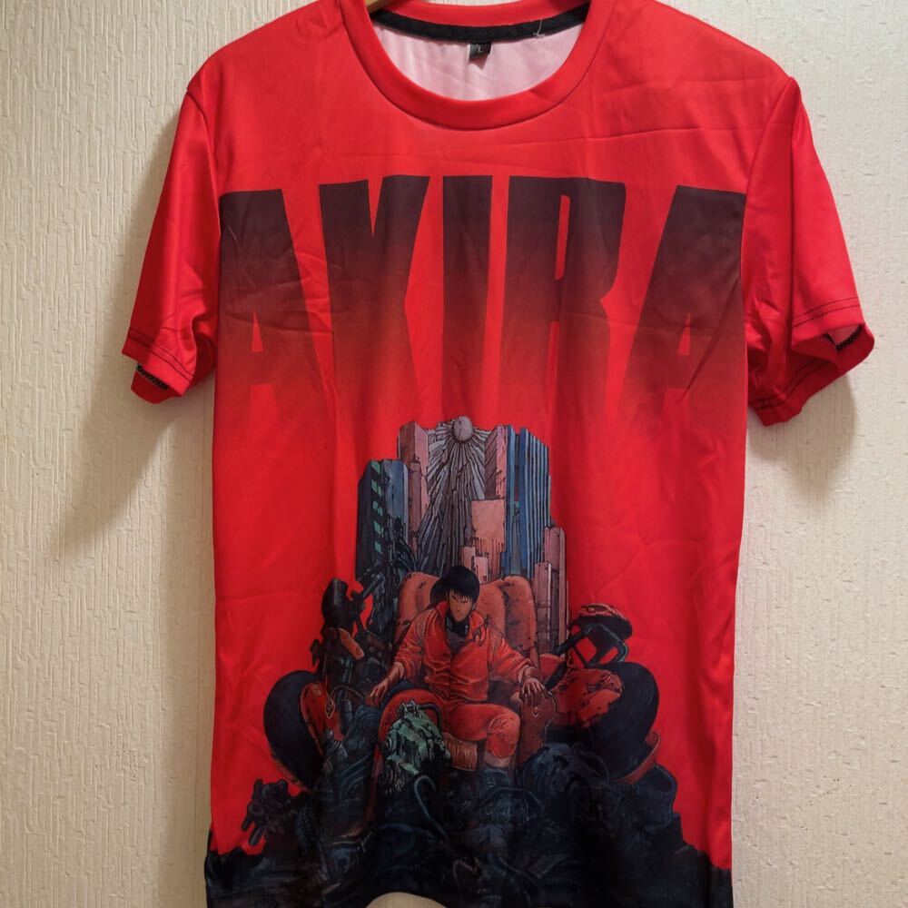 新品★レッド★AKIRA★アキラ★Tシャツ★ユニセックス★L半袖 Tシャツ 拍卖
