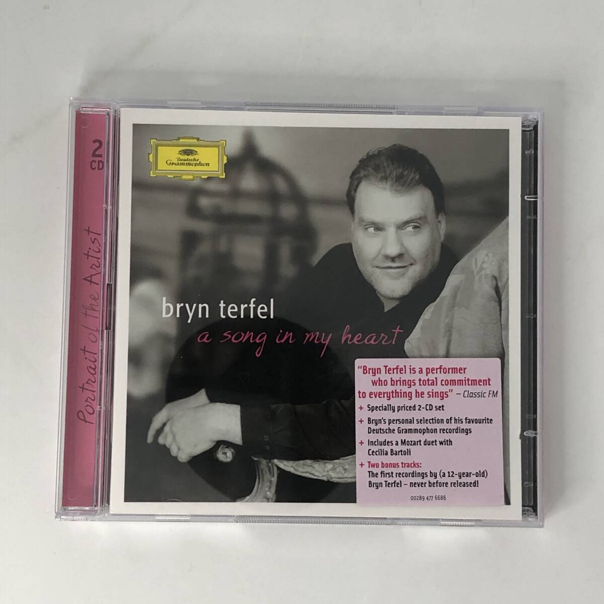EU(ドイツ)盤 中古CD 2枚組ベスト盤 2007年盤 Bryn Terfel - A Song In My Heart album cover 個人所有 拍卖