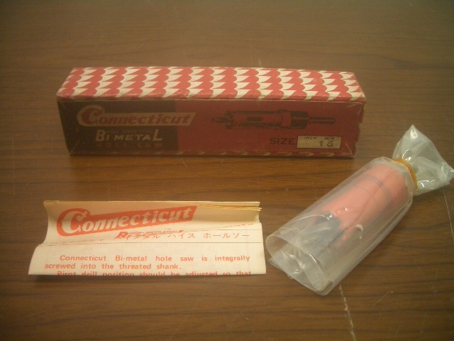 ◆在庫品 日本コネチカットソー バイメタル ホルソー 15㎜ ホールソー 拍卖