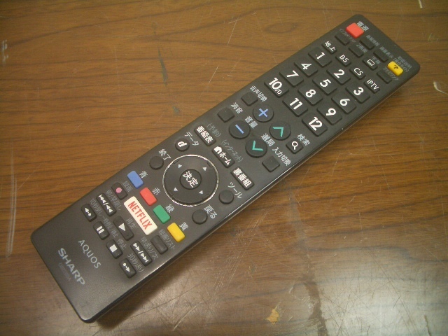 ◆シャープ/SHARP テレビ用リモコン GB220SA USED品 拍卖