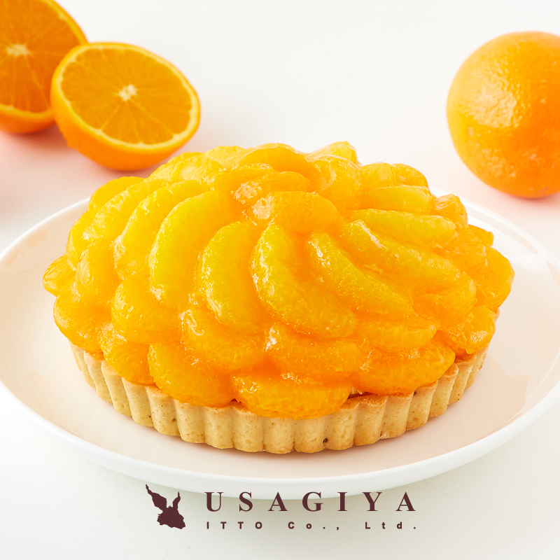 オレンジタルト みかんタルト 蜜柑タルト オレンジケーキ みかんケーキ 5号 ホール サイズ 冷凍 スポンジ ホイップクリーム 誕生日 記念日拍卖