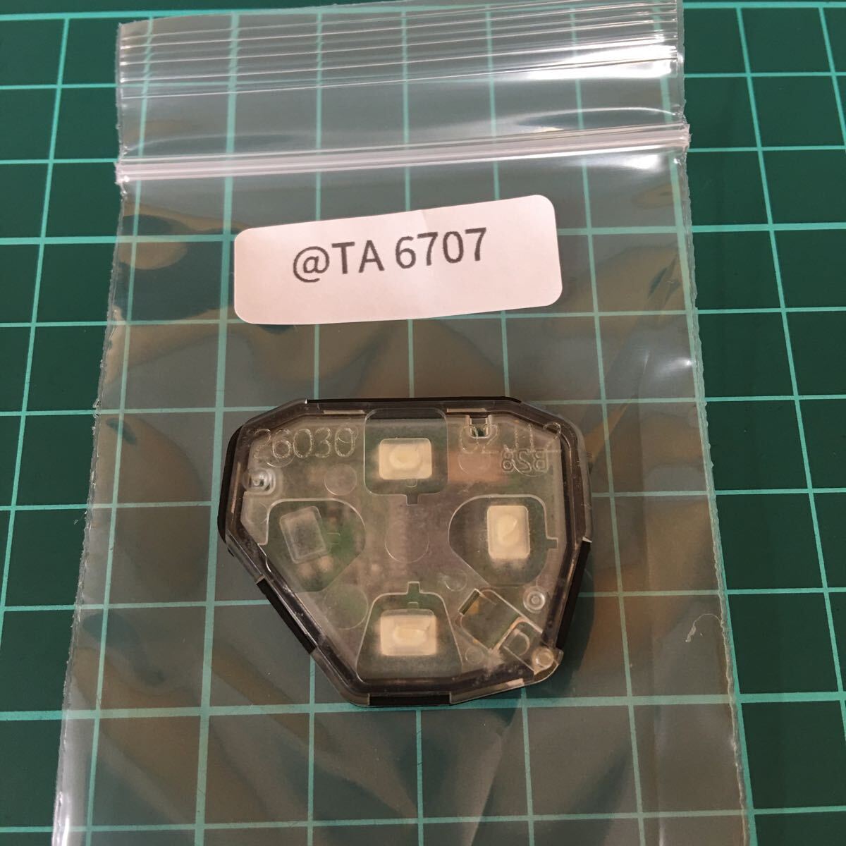 @TA6707 点灯 基盤のみ 基盤26030 トヨタ 純正 3ボタン スライド キーレス ハイエース AZR60ヴォクシー ノア ポルテ アルファード等拍卖