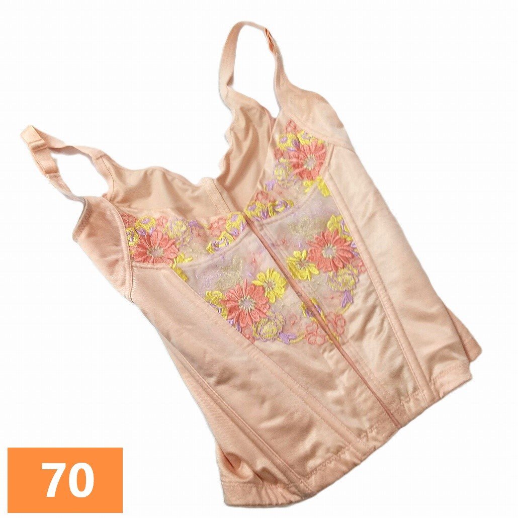 マルコ コントロールキャミ 70 モンマリエ シェリル ブーケピンク 補正 補整 ブライダル ウェディング USED M1486拍卖