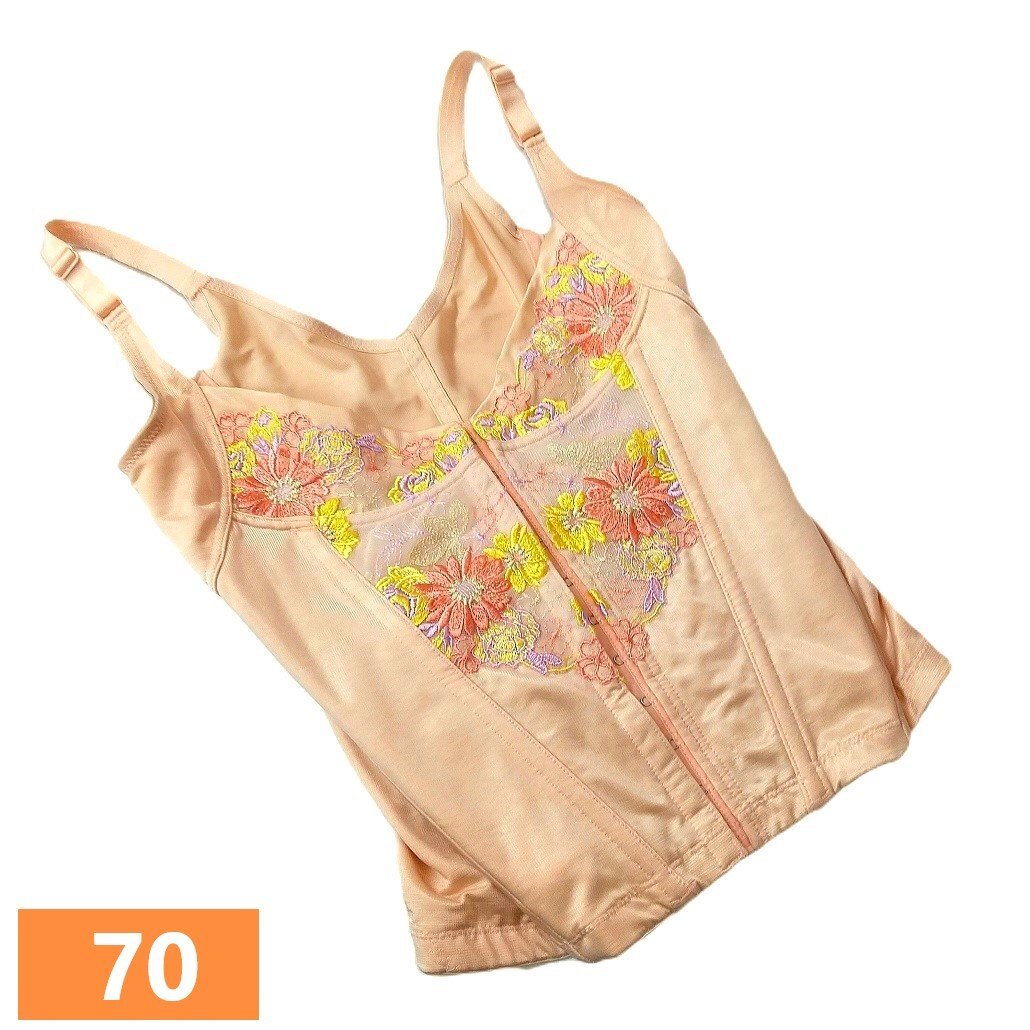 マルコ コントロールキャミ 70 モンマリエ シェリル ブーケピンク 補正 補整 ブライダル ウェディング USED 拍卖