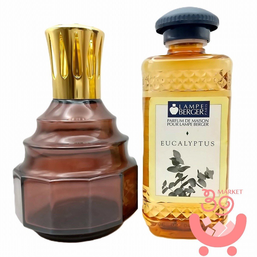 ランプベルジェ アロマランプ ベル バイオレット + ユーカリ 300ml セット バーナー芯付 【2】 DCHL パープル 紫 EUCALYPTUS拍卖