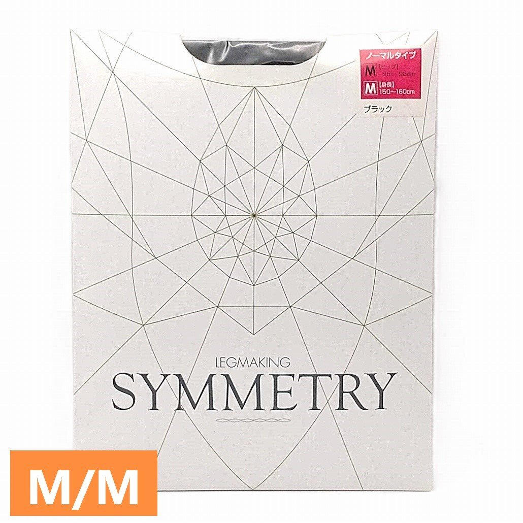 マルコ レッグメイキング シンメトリー MM ブラック ノーマルタイプ 黒 ストッキング つま先スルー 補正 パンティーストッキング拍卖