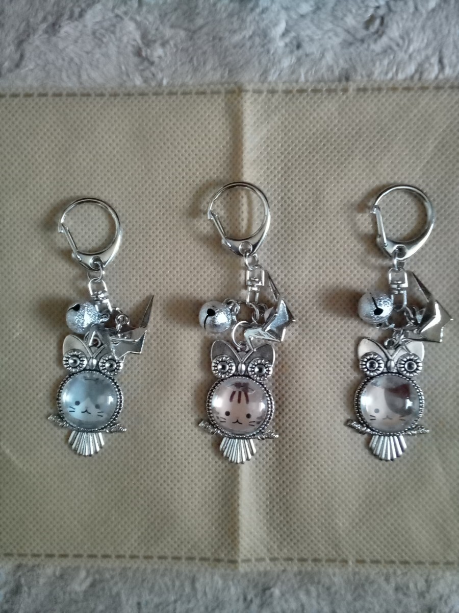 ハンドメイドキーホルダー 3個セット拍卖