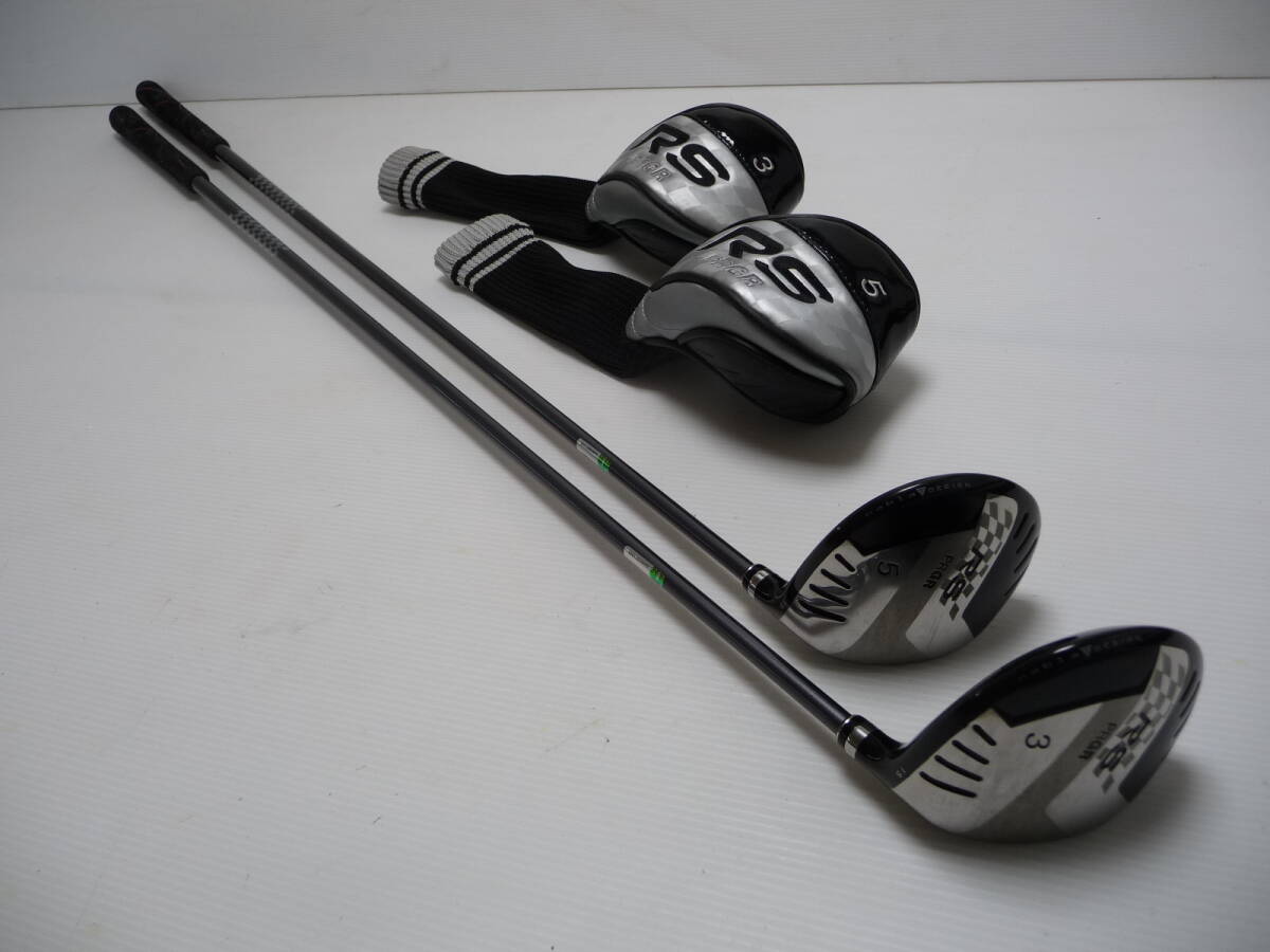 ■PRGR プロギア フェアウェイウッド RS 3W 5W 2本セット FLEX=M-40 ヘッドカバー■拍卖