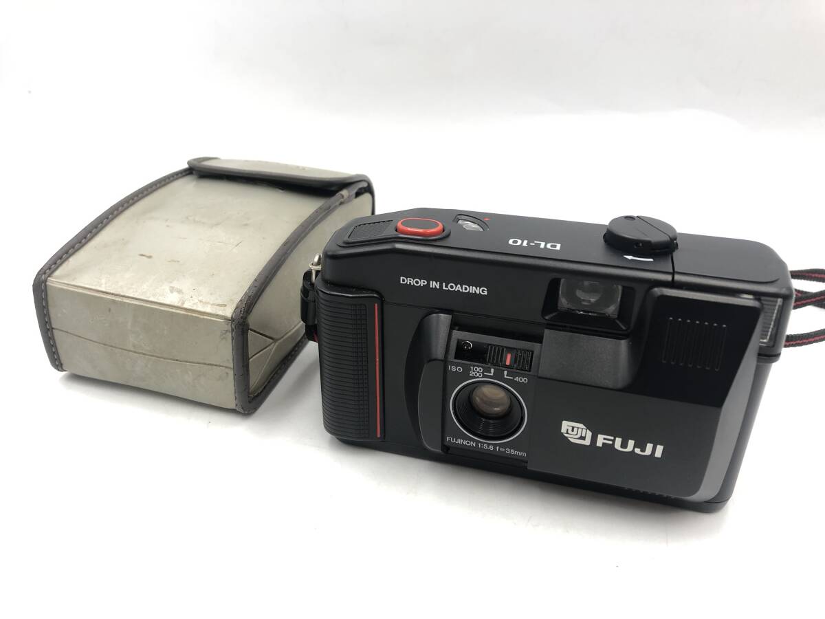 美品【富士フイルム】FUJIFILM DL-10 フィルムカメラ ストラップ コンパクトカメラ 黒 ブラック系 Camera拍卖