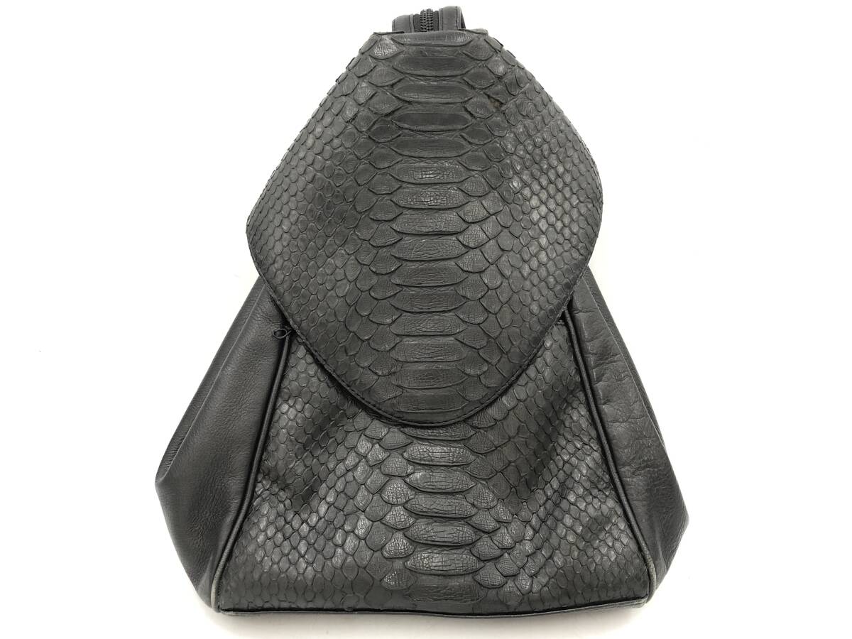 2wayバッグ ショルダーバッグ リュックサック 蛇柄 パイソン ノーブランド拍卖