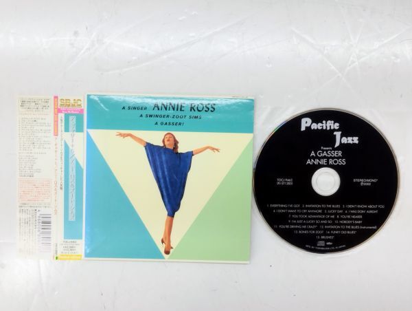 ク/ ANNIE ROSS ZOOT SIMS A GASSER! ア・ギャサー+5 / アニー・ロス&ズート・シムズ 紙ジャケ 帯あり /HY-0077拍卖