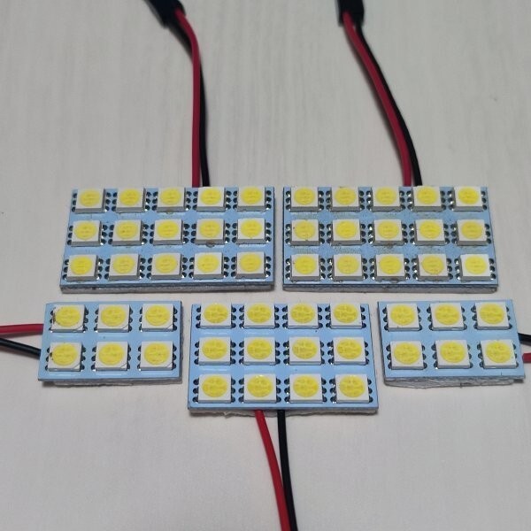 L375 385S タントカスタム 超爆光!T10 LED ルームランプ 5個セット ホワイト ダイハツ /s15/s12/s6拍卖