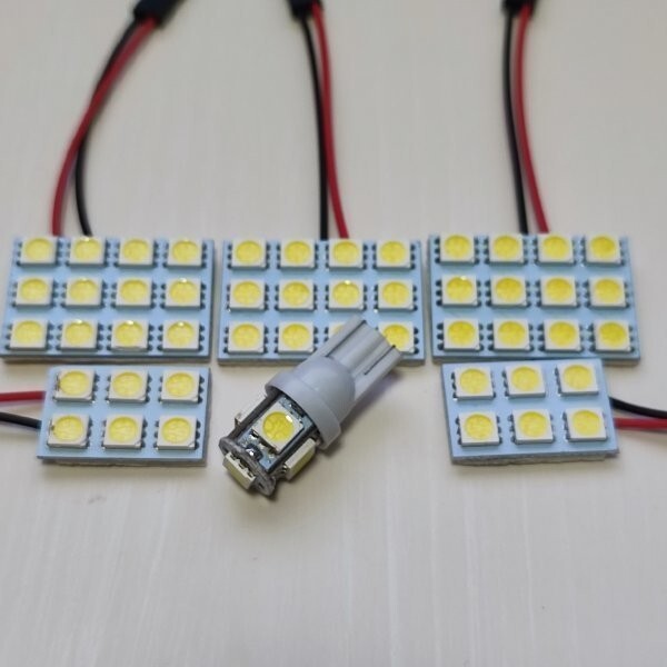 L150S L160S ムーヴ(ムーブ) 超爆光!T10 LED ルームランプ 6個セット ホワイト ダイハツ /s12/s6/5拍卖