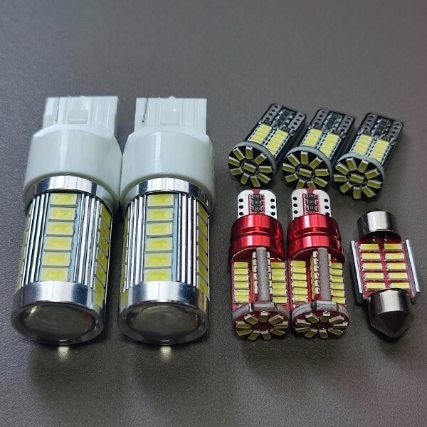 爆光! ジムニーシエラ バックランプ ルームランプ 8個セット T10 LED JB74W H30.7~ スズキ /33/57/34/t31拍卖