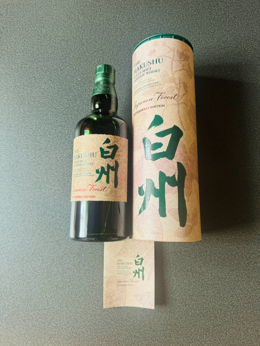 新品 Suntory whiskey サントリー シングルモルト ウイスキー 白州 ビター スウィート bitter sweet拍卖