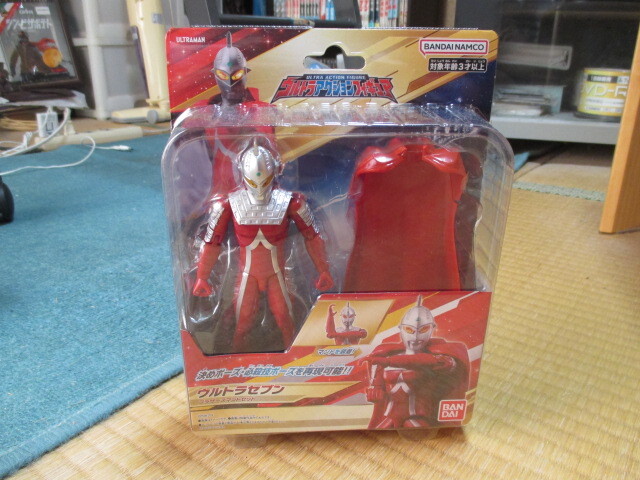 ウルトラアクションフィギュア★ウルトラセブン・ブラザーズマントセット★決めポーズ・必殺技ポーズを再現可能 ! !★新品未開封拍卖